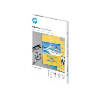 HP Papel empresarial y profesional mejorado brillante de 150 g/m2 A4…