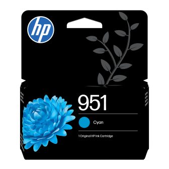 HP Cartucho de tinta original 951 cian