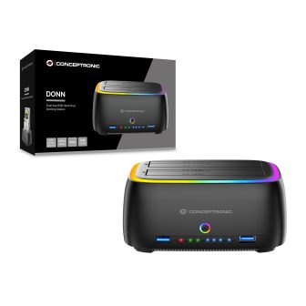 Conceptronic DONN36B base de conexión para disco duro USB 3.2 Gen 1…