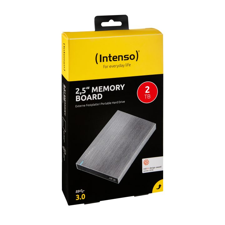 Intenso 2TB 2.5-inch USB 3.0 Aluminum External HDD (6028680)