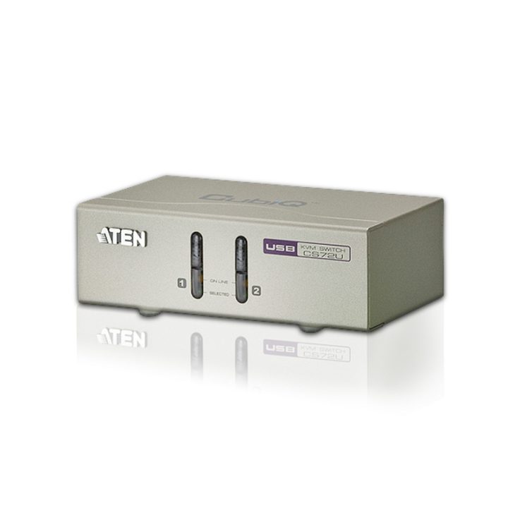 ATEN Switch KVM VGA PS/2-USB de 4 portas