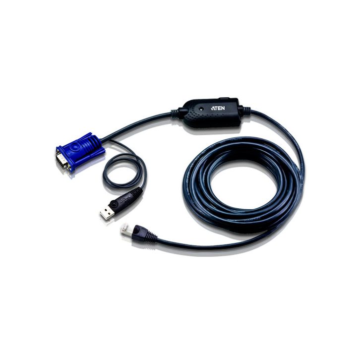 ATEN Adaptador KVM VGA USB (cabo de 5m)