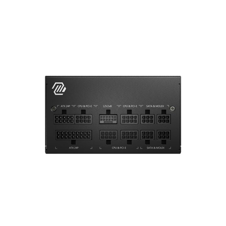 MSI MAG A750GL PCIE5 II Power Supply Unit 750 W 20+4 pin ATX ATX Black