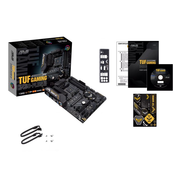 ASUS TUF GAMING B450-PLUS II AMD B450 Socket AM4 ATX