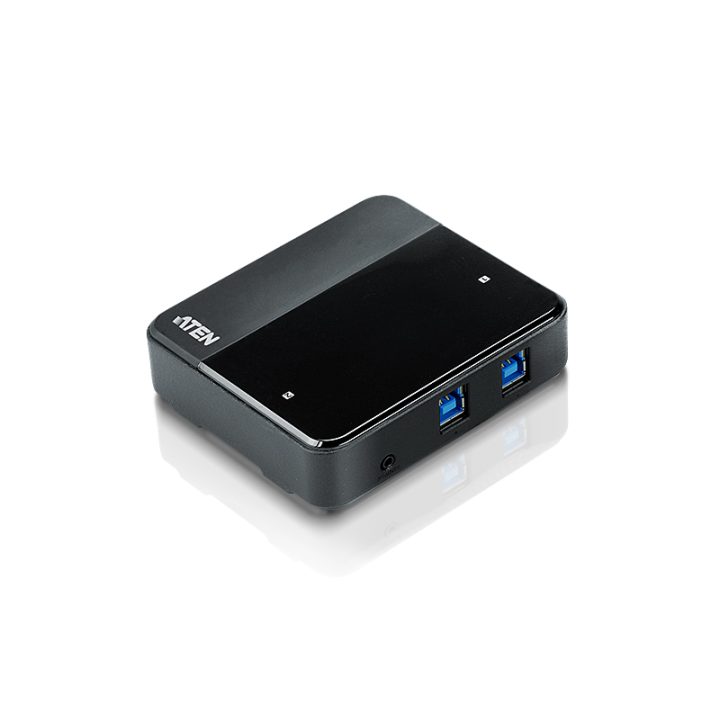 ATEN Switch de periféricos USB 3.2 Gen1 de 2 x 4 puertos