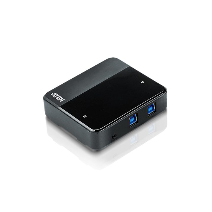 ATEN Switch de periféricos USB 3.2 Gen1 de 2 x 4 puertos