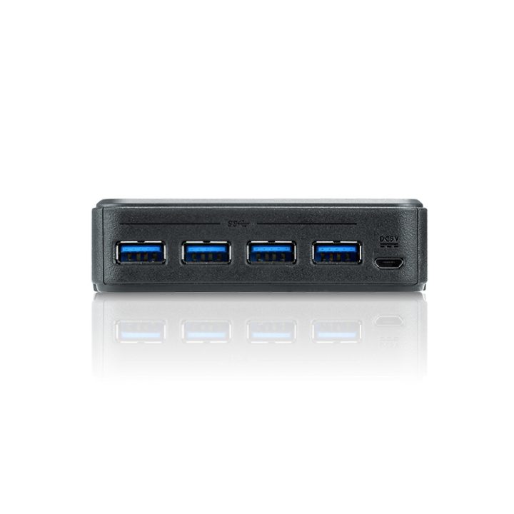 ATEN Switch de periféricos USB 3.2 Gen1 de 2 x 4 portas