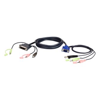 ATEN 2L-7DX2U adaptador de cable de vídeo 1,8 m VGA (D-Sub) + 3.5mm +…