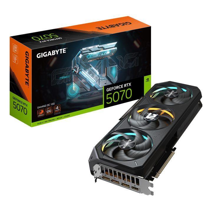 GIGABYTE GeForce RTX 5070 GAMING OC 12G Placa Gráfica
