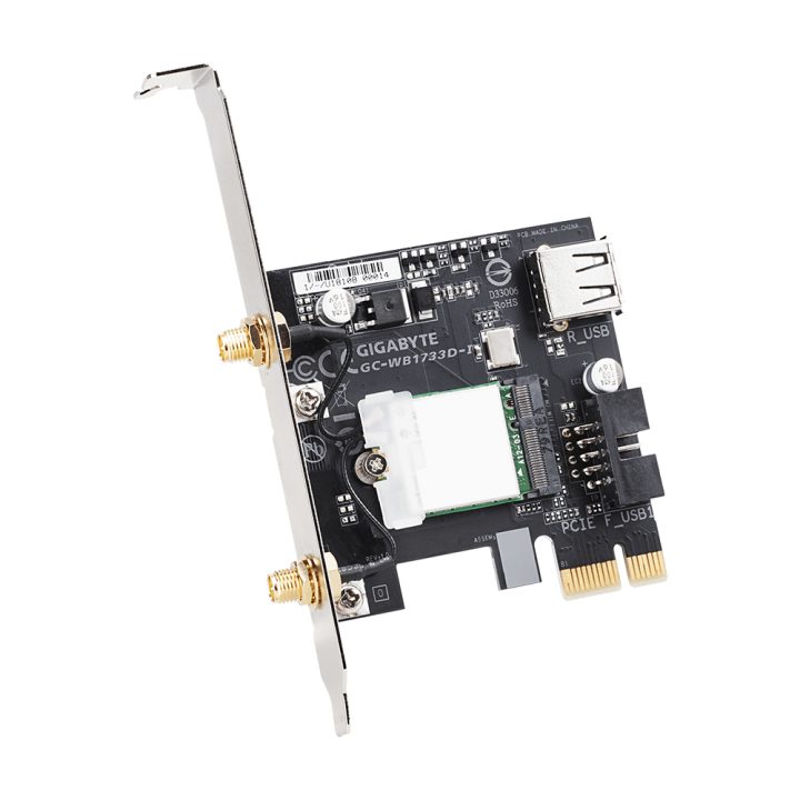 GIGABYTE GC-WB1733D-I adaptador e placa de rede Interna WLAN /…
