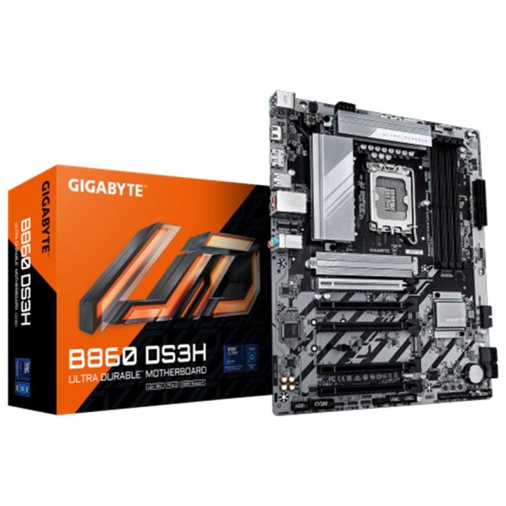 GIGABYTE B860 DS3H Motherboard - CPUs Intel Core Ultra, VRM de…