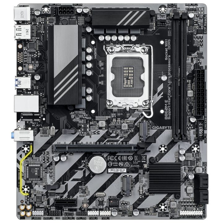 GIGABYTE B860M E Motherboard - Intel Core Ultra Series Processors…