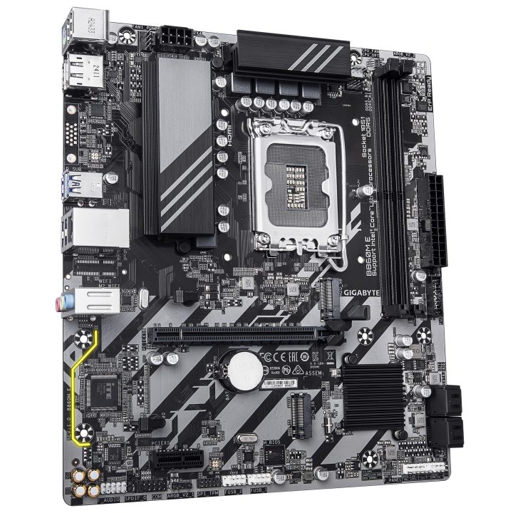 GIGABYTE B860M E Motherboard - Processadores Intel Core Ultra Series…