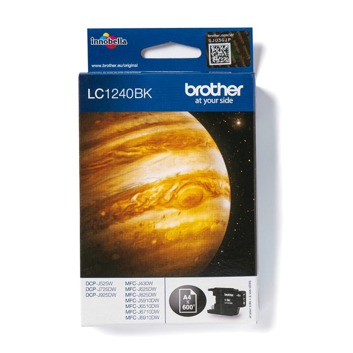 Brother LC1240BK cartucho de tinta 1 peça(s) Original Preto