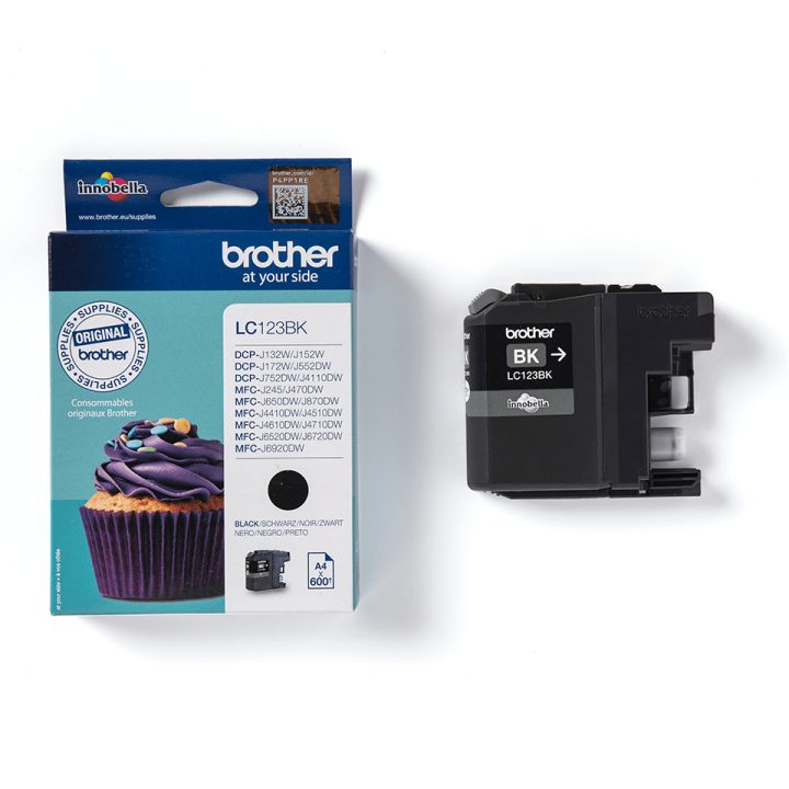 Brother LC123BK Ink Cartridge 1 piece(s) Original Black