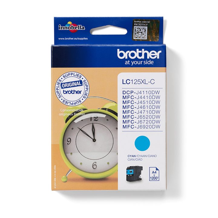 Brother LC-125XLC cartucho de tinta 1 unidade(s) Original Ciano