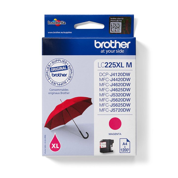 Brother LC225XLM Ink Cartridge 1 piece(s) Original Magenta