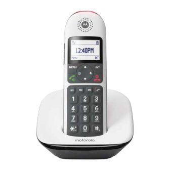 Motorola CD5001 DECT Phone Caller ID Gray