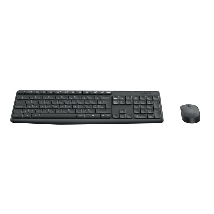 Logitech MK235 · Teclado grego