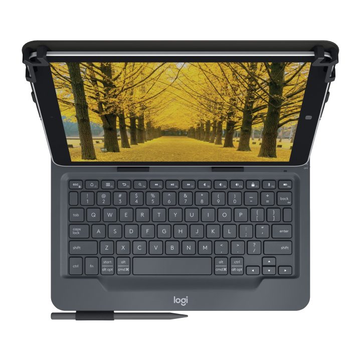 Logitech Universal Folio QWERTY Inglés del Reino Unido Bluetooth Negro