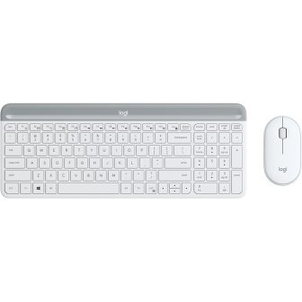 Logitech Slim MK470 Keyboard Mouse Included Universal RF Wireless…