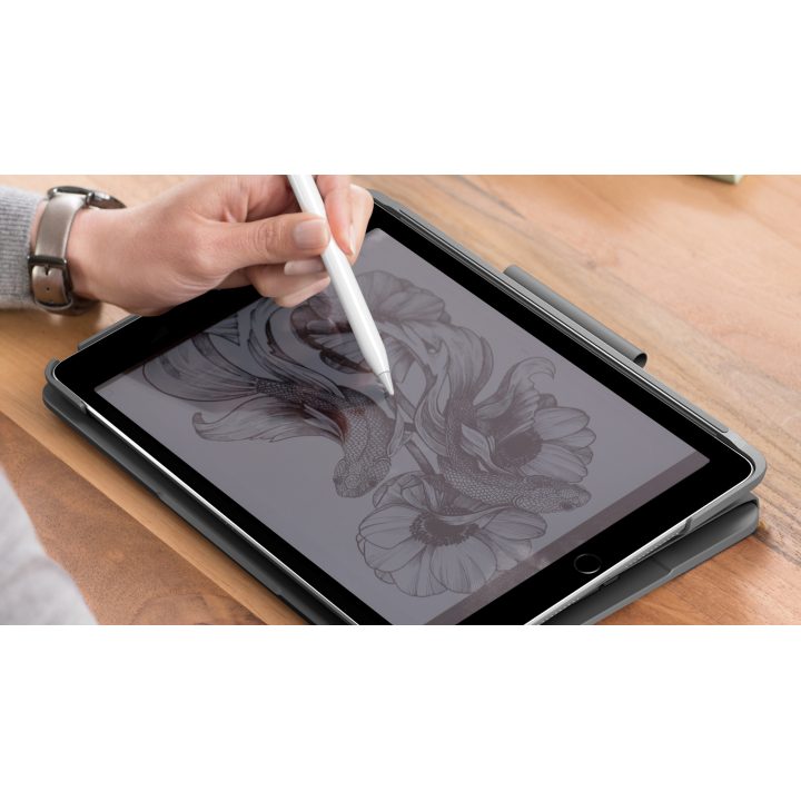 Logitech Slim Folio · Teclado alemán