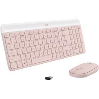 Logitech MK470 teclado rato incluído escritório RF sem fios QWERTY…