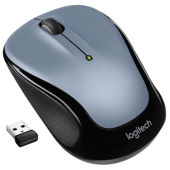 Logitech M325s Ambidextrous Wireless RF Optical Travel Mouse 1000 DPI