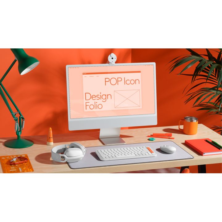 Logitech Pop Icon Combo teclado Ratón incluido Universal Bluetooth…