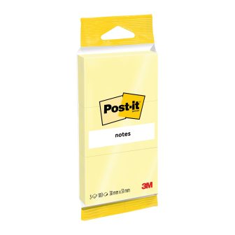 3-Pack 100-Sheet Sticky Notes 38x51mm Yellow 6810 Post-it 7100172242