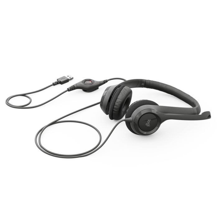Logitech H390 Wired Over-Ear Headset (981-000014)