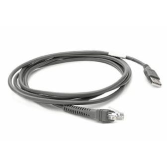 Zebra CBA-U21-S07ZBR cabo série Preto 2,1 m USB EAS