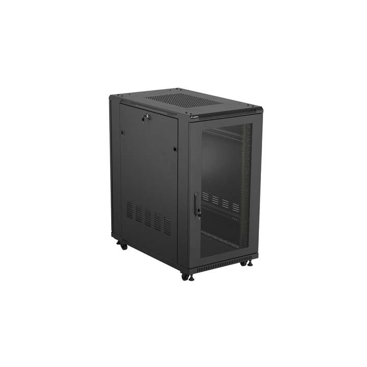 Lanberg FF01-6022-23B armário rack 22U Rack ou bastidor independente…
