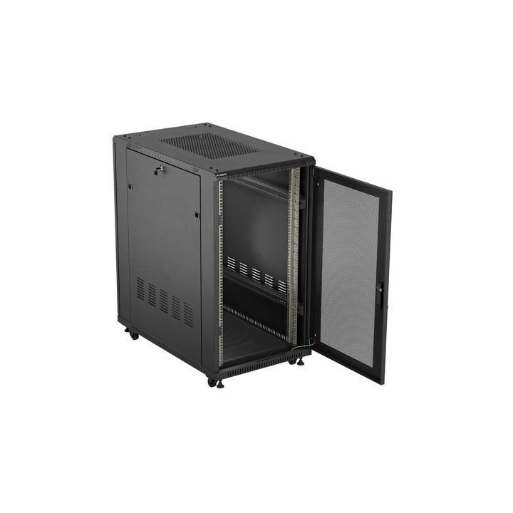 Lanberg FF01-6022-23B armário rack 22U Rack ou bastidor independente…