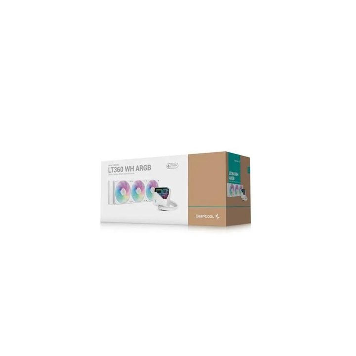 Kit refrigeracion liquida Deepcool LT360 ARGB 360mm blanco…