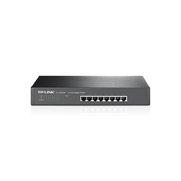 TP-Link TL-SG1008 No administrado Gigabit Ethernet (10/100/1000) 1U…