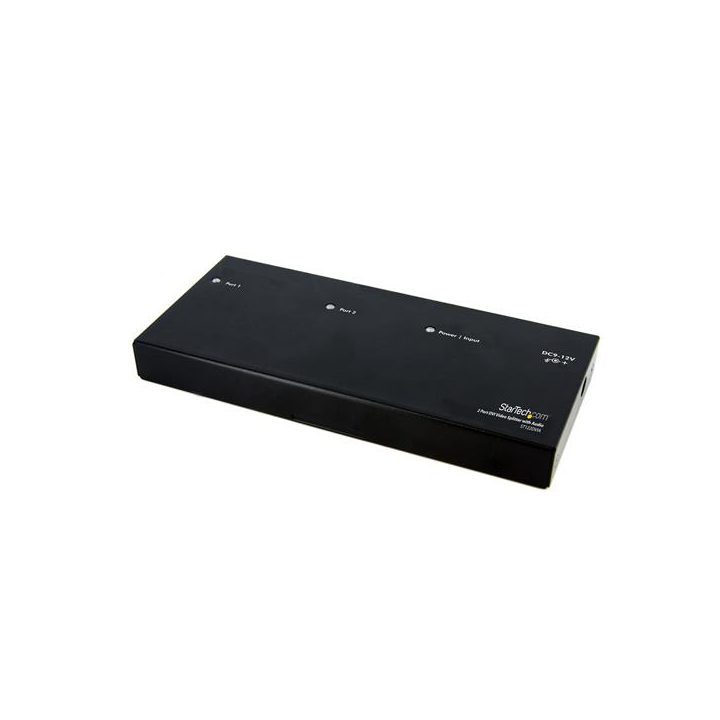 StarTech.com 2-Port DVI Video Splitter with Audio - Cable