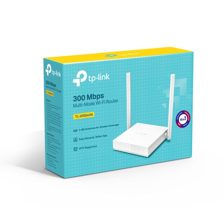 TP-Link TL-WR844N router inalámbrico Ethernet rápido Banda única (2,4…