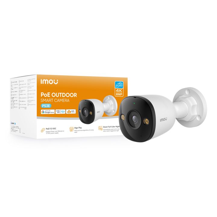 Imou PS3E Bala (forma) Câmara de segurança IP Interior e Exterior…