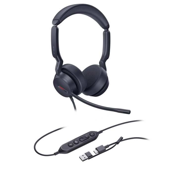 Yealink UH44 Dual Teams auscultadores de diadema com cabo