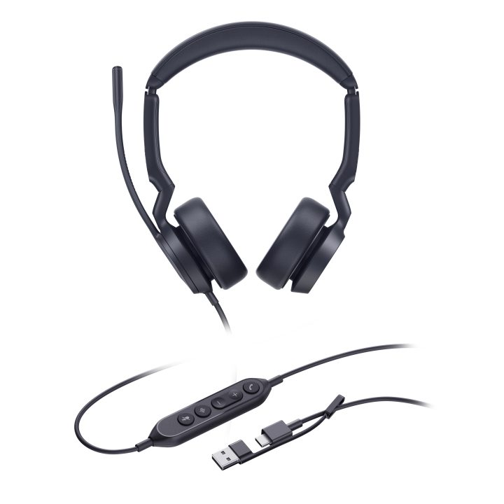 Yealink UH44 Dual UC auscultadores de diadema com cabo