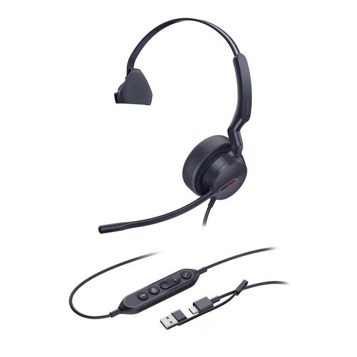 Yealink UH44 Wired Over-Ear Headset