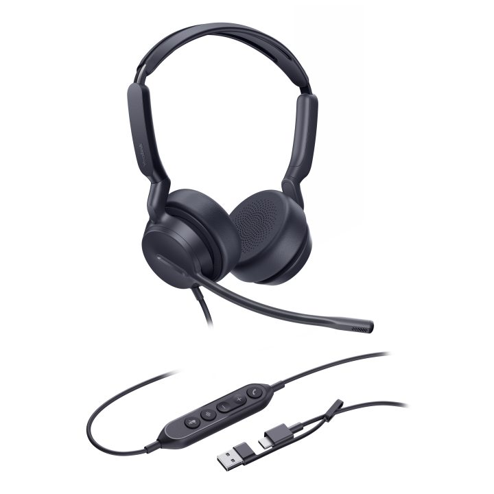 Yealink UH42 Dual UC auscultadores de diadema com cabo