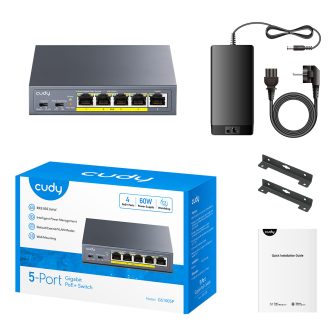 Cudy GS1005P switch No administrado Gigabit Ethernet (10/100/1000)…