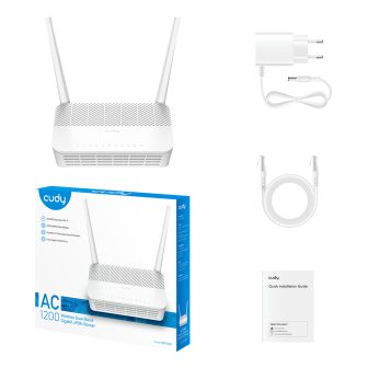 Router sem fios Cudy GP1200 Gigabit Ethernet de banda dupla (2,4 GHz…