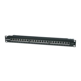 Intellinet Patch Panel, Cat6, FTP, 24 Ports, 1U, Shielded, 90°…