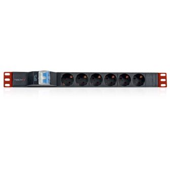 Techly I-CASE STRIP-61UD unidad de distribución de energía (PDU) 6…