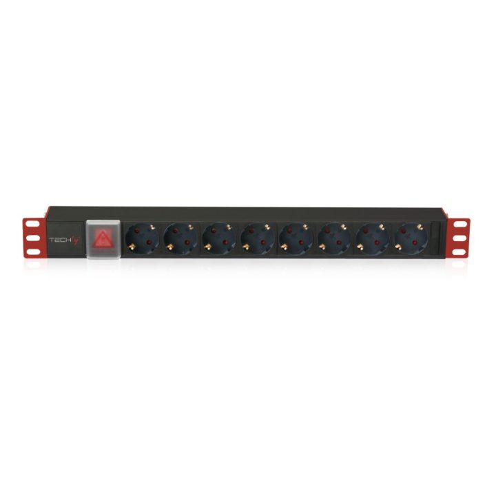 Techly I-CASE STRIP-81UD unidad de distribución de energía (PDU) 8…
