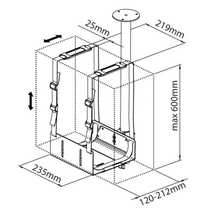 Techly ICA-CS 63 soporte de CPU Soporte de CPU para instalación en…