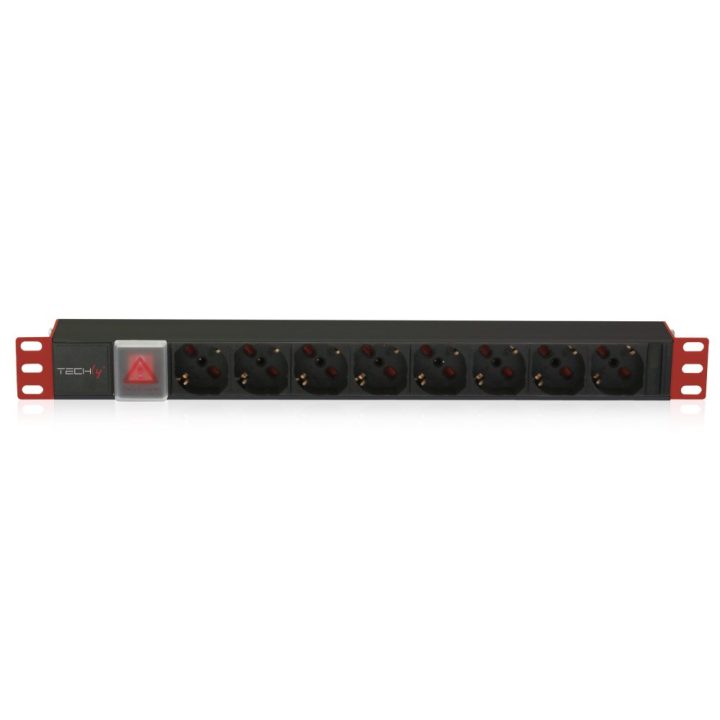 Techly I-CASE STRIP-18C20 Power Distribution Unit (PDU) 8 AC Outlets…